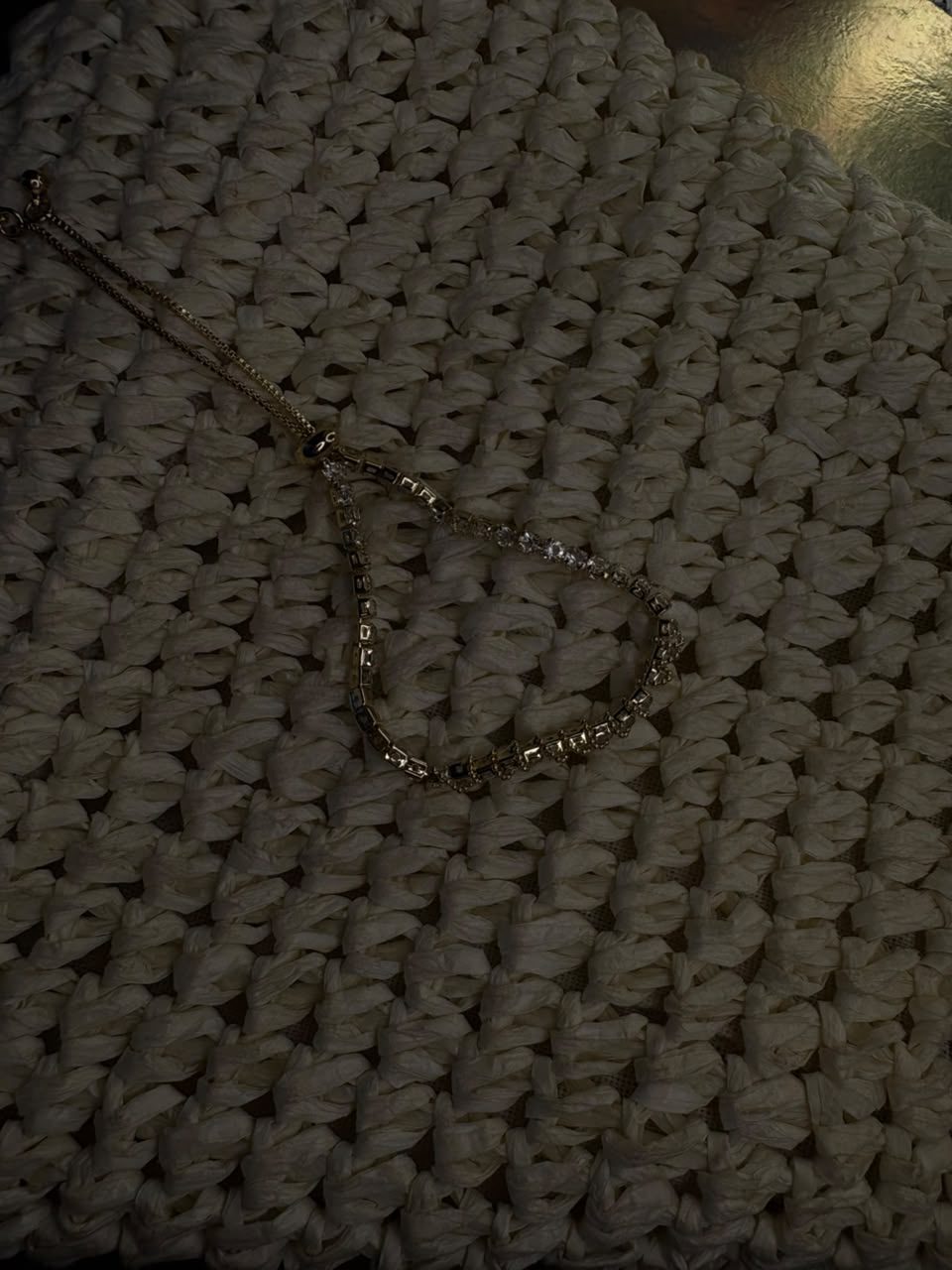 Premium Gold-Tone Crystal Bracelet